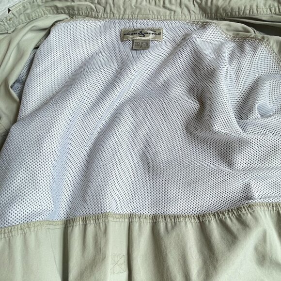 Hook & Tackle Men's Shirt High Tech Fishing Gear Short Sleeve Button Down XL - Picture 8 of 13